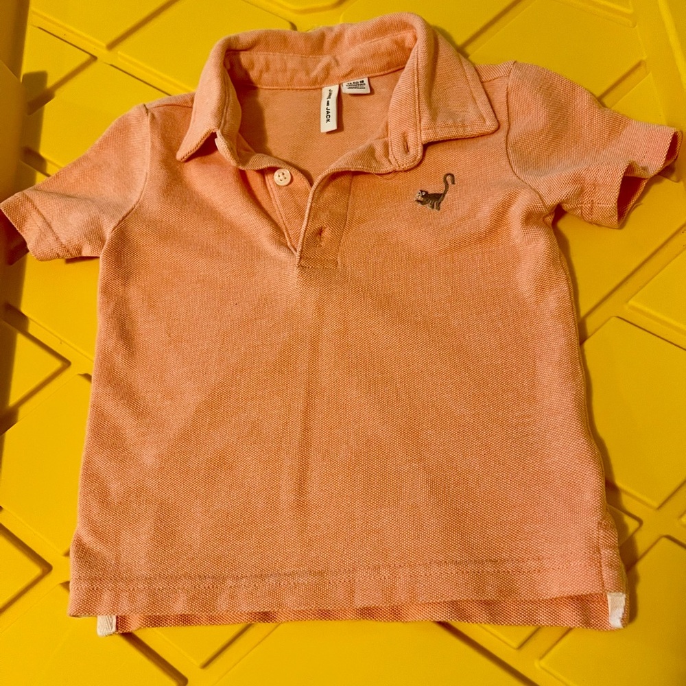 Janie & Jack Orange Polo Shirt
